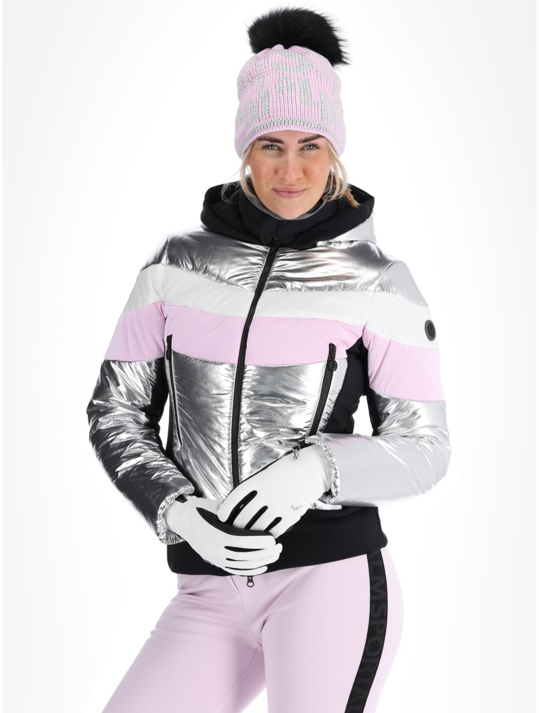 Sportalm Kitzbühel, Shanghai CH m.K. veste de ski femmes Silber argent 