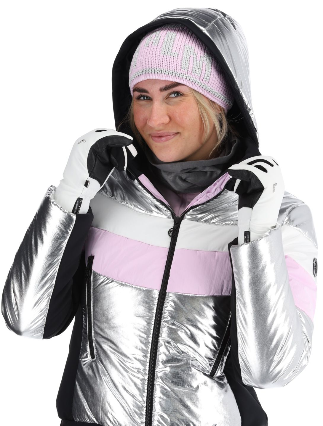 Sportalm Kitzbühel, Shanghai CH m.K. veste de ski femmes Silber argent 