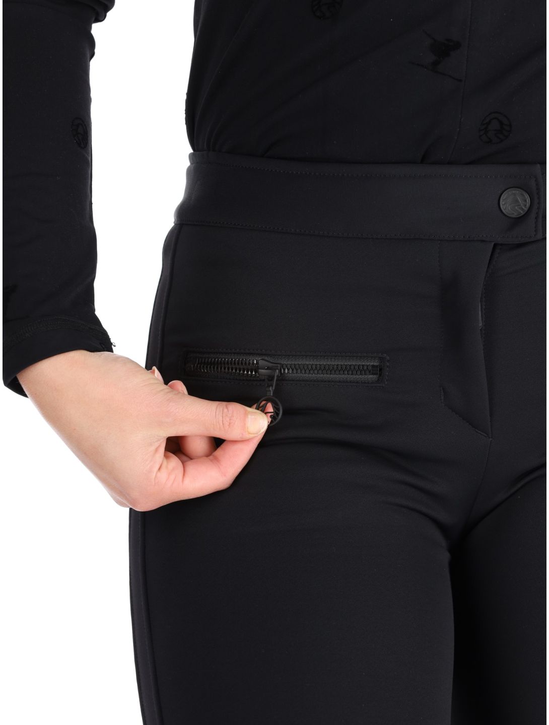 Sportalm Kitzbühel, Snowy pantalon de ski en softshell femmes Black noir 