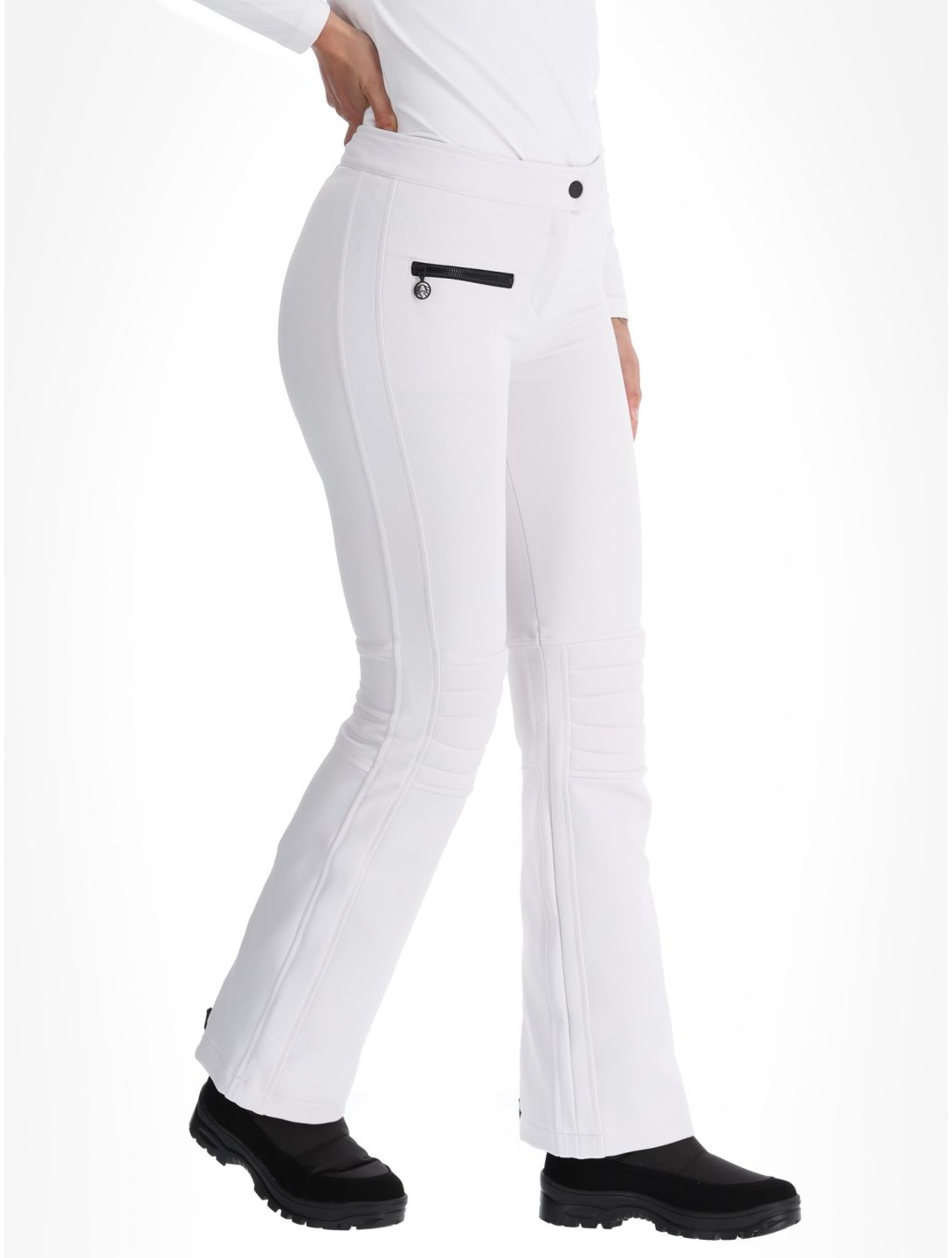 Sportalm Kitzbühel, Snowy pantalon de ski en softshell femmes Weiss blanc 