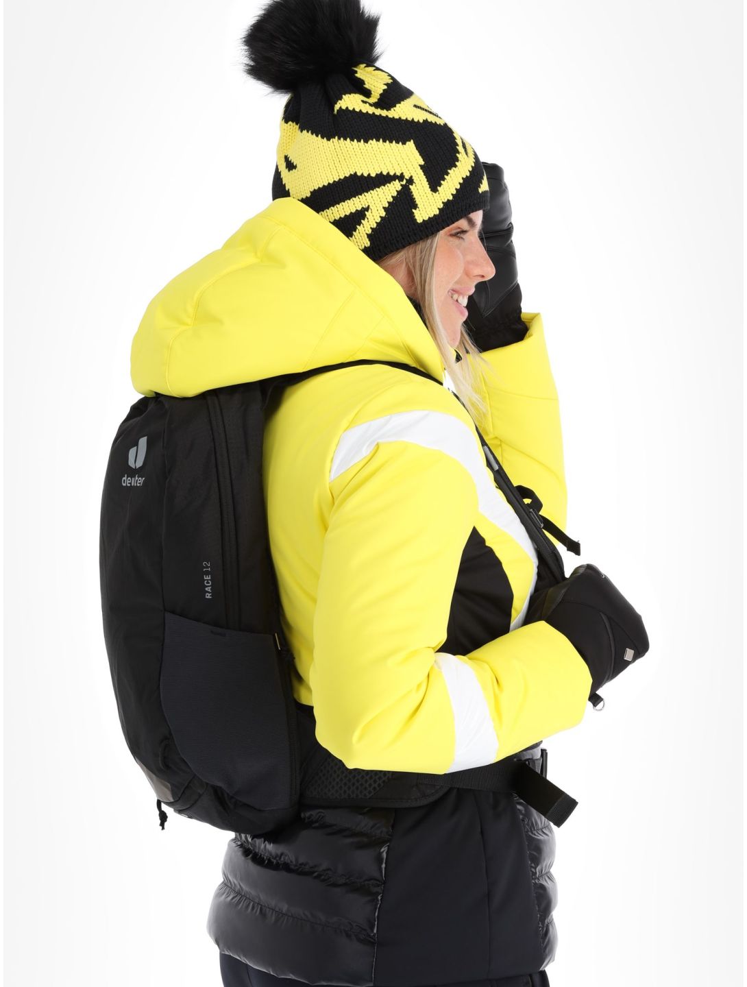 Sportalm Kitzbühel, Subway m.Kap.o.P. veste de ski femmes Blazing Yellow jaune 