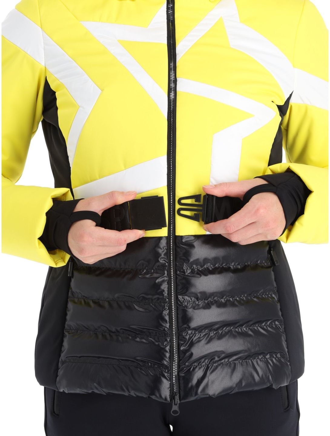 Sportalm Kitzbühel, Subway m.Kap.o.P. veste de ski femmes Blazing Yellow jaune 