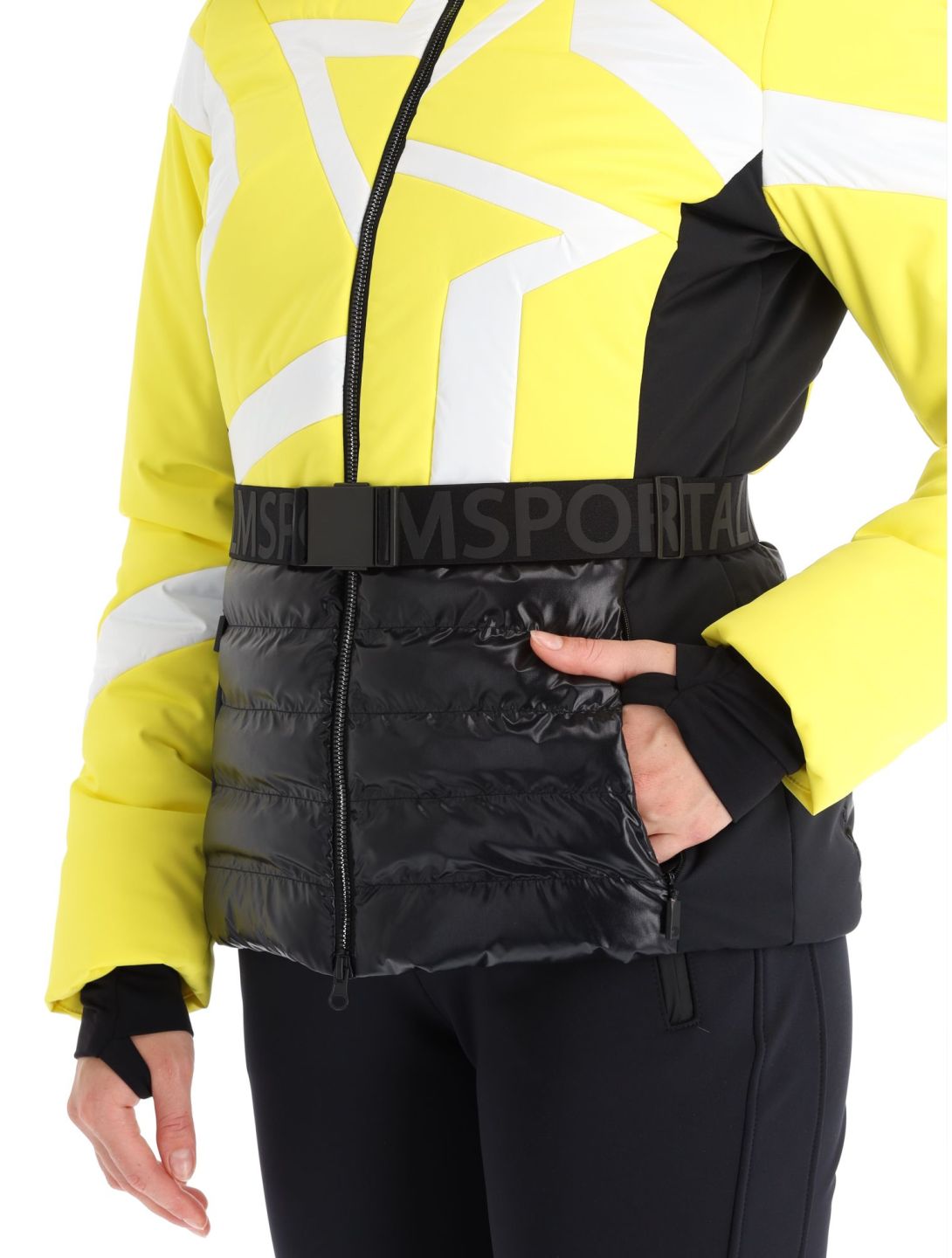 Sportalm Kitzbühel, Subway m.Kap.o.P. veste de ski femmes Blazing Yellow jaune 