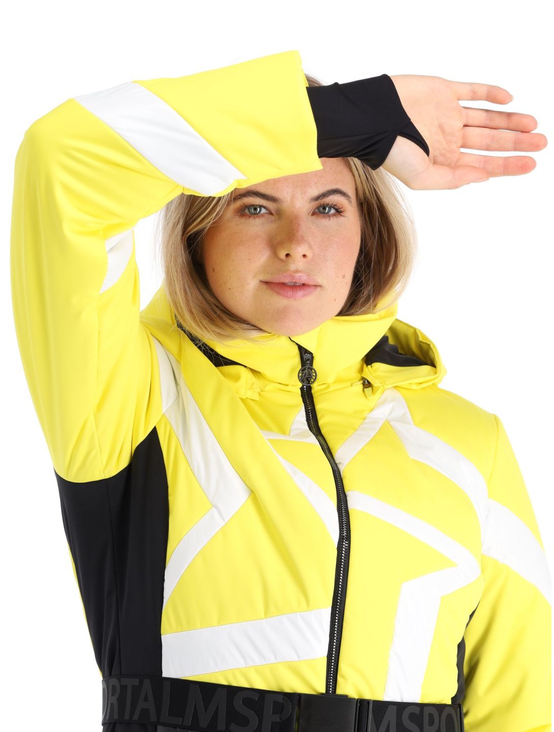 Sportalm Kitzbühel, Subway m.Kap.o.P. veste de ski femmes Blazing Yellow jaune 