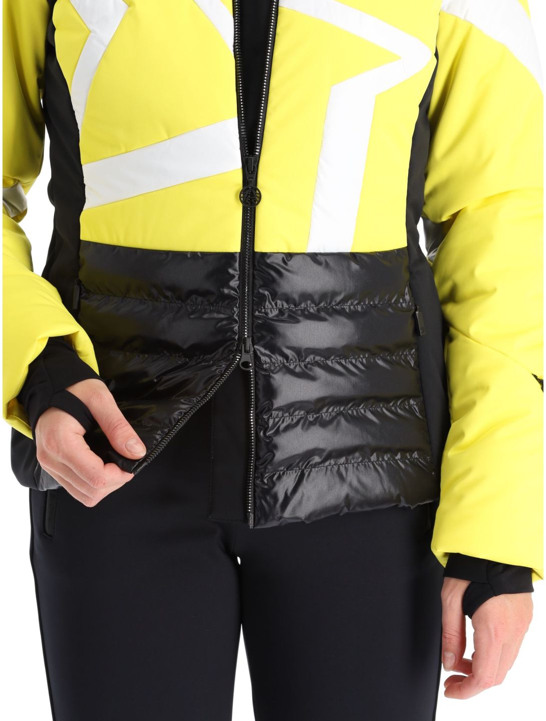 Sportalm Kitzbühel, Subway m.Kap.o.P. veste de ski femmes Blazing Yellow jaune 