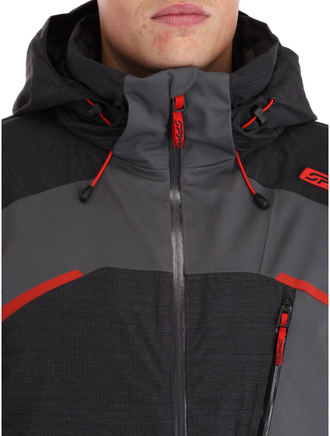 Spyder, Leader veste de ski hommes Polar gris, noir 