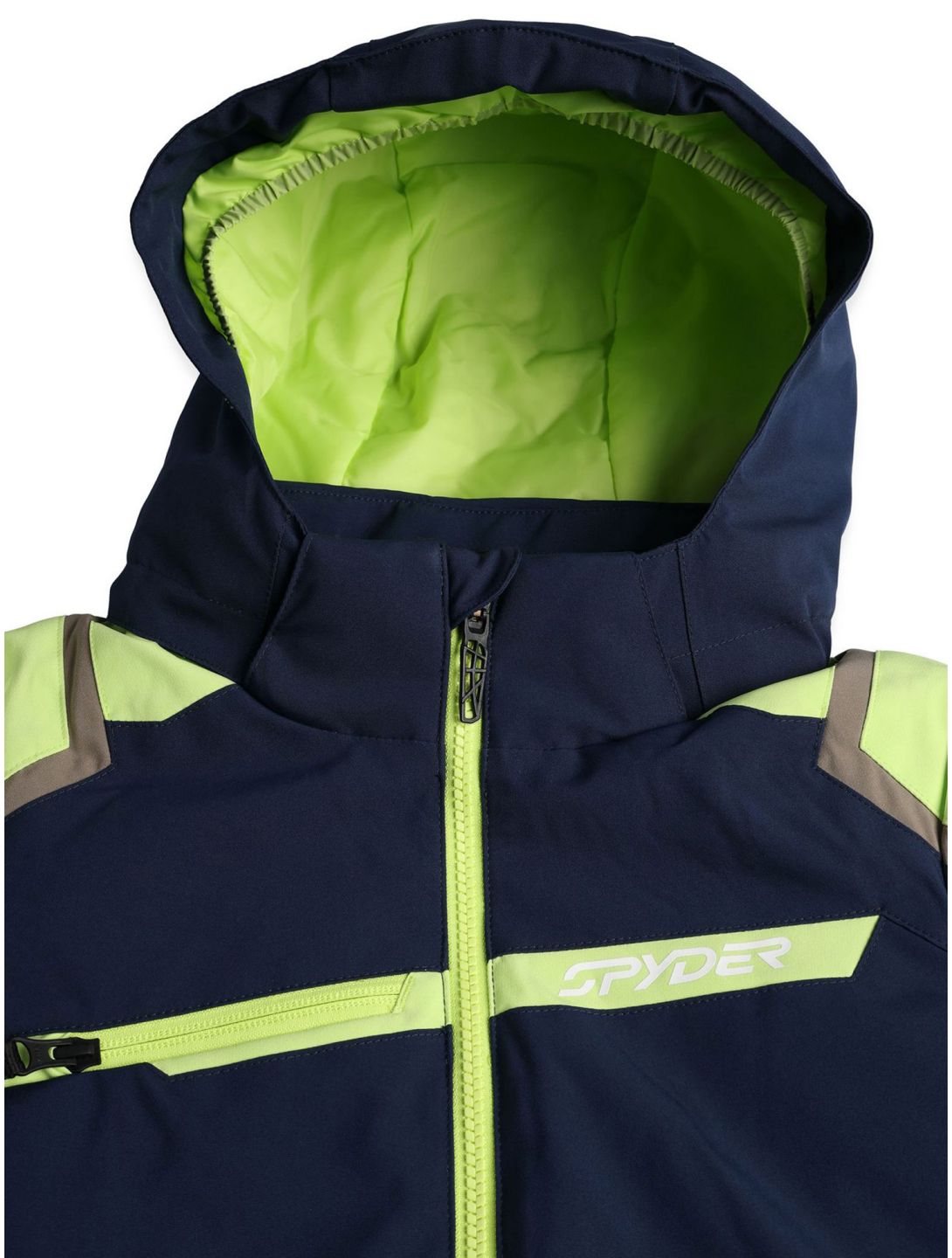 Spyder, Challenger veste de ski enfants True Navy bleu, vert 