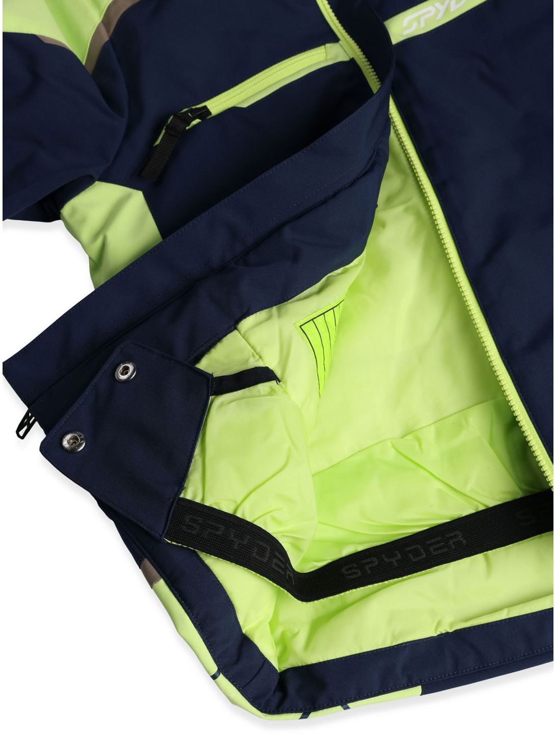 Spyder, Challenger veste de ski enfants True Navy bleu, vert 