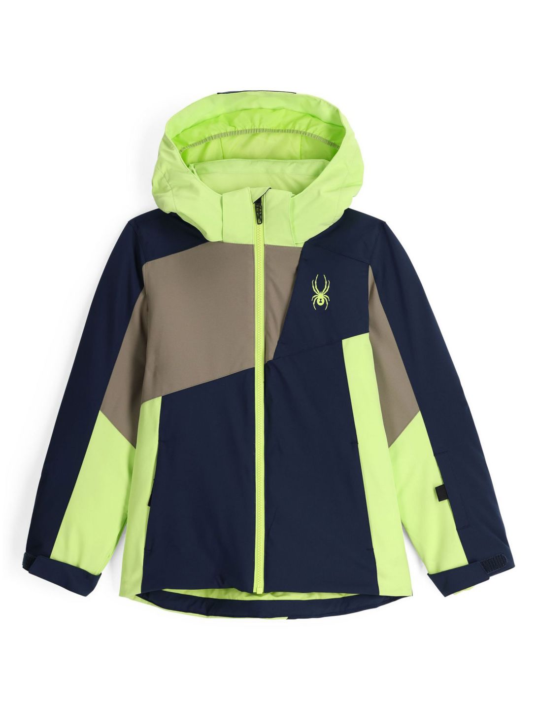 Spyder, Ambush veste de ski enfants Lime Ice vert 