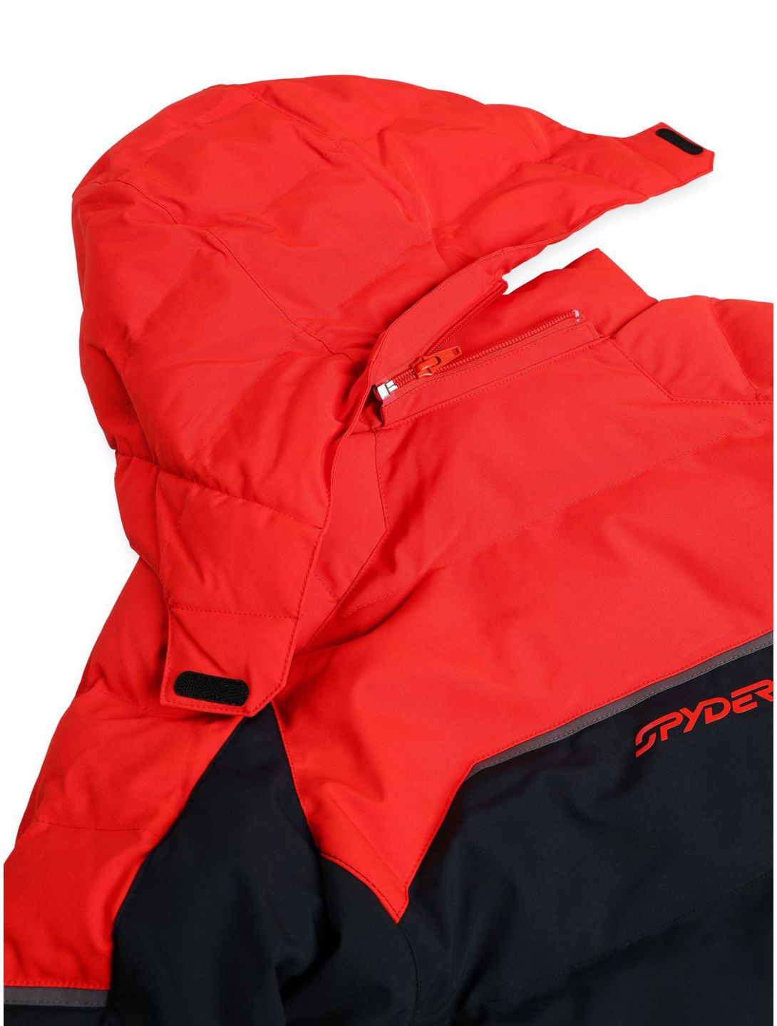 Spyder, Impulse Synthetic Down veste de ski enfants Volcano noir, rouge 