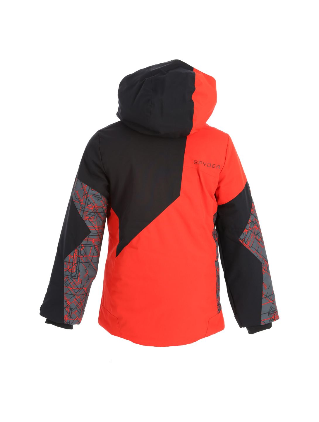 Spyder, Ambush veste de ski enfants volcano rouge 