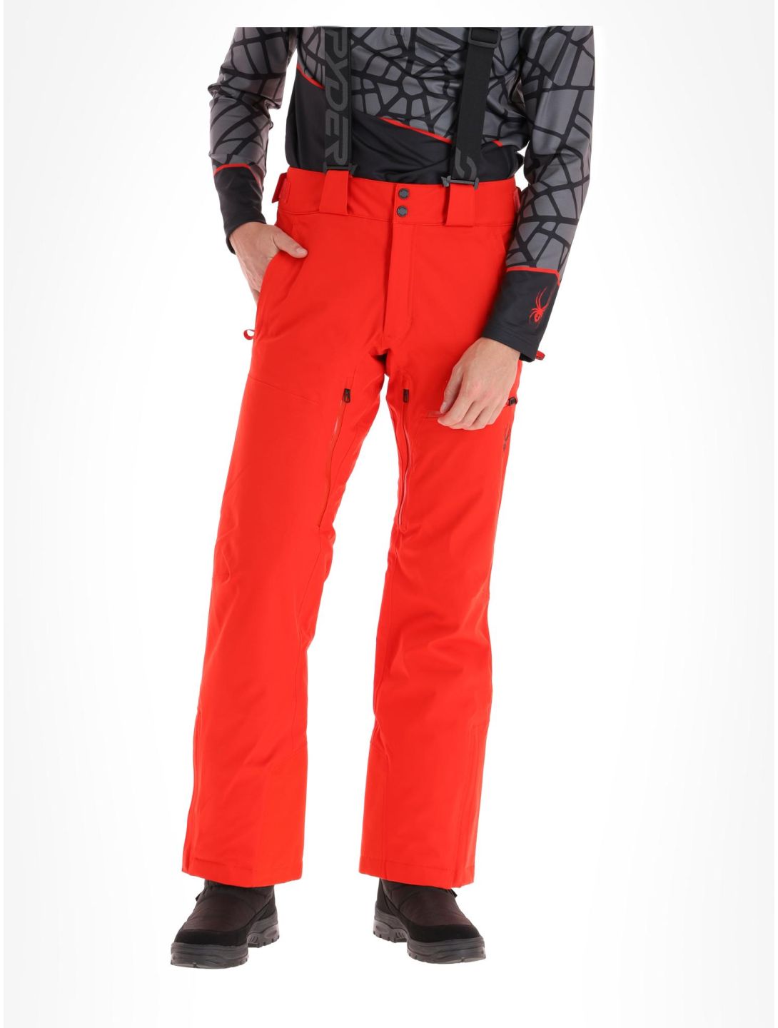 Spyder, Dare pantalon de ski hommes Volcano rouge 