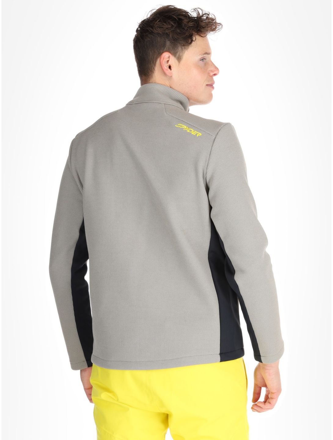 Spyder, Bandit 1/2 Zip pull de ski hommes Concrete gris 