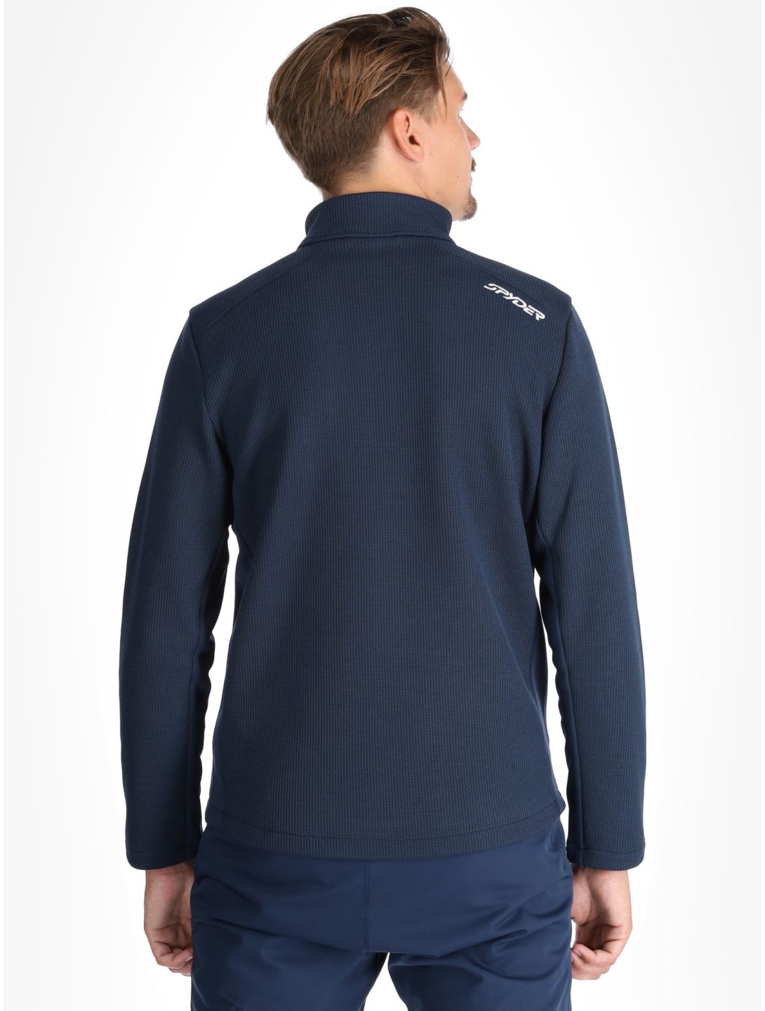 Spyder, Bandit 1/2 Zip pull de ski hommes True Navy bleu 