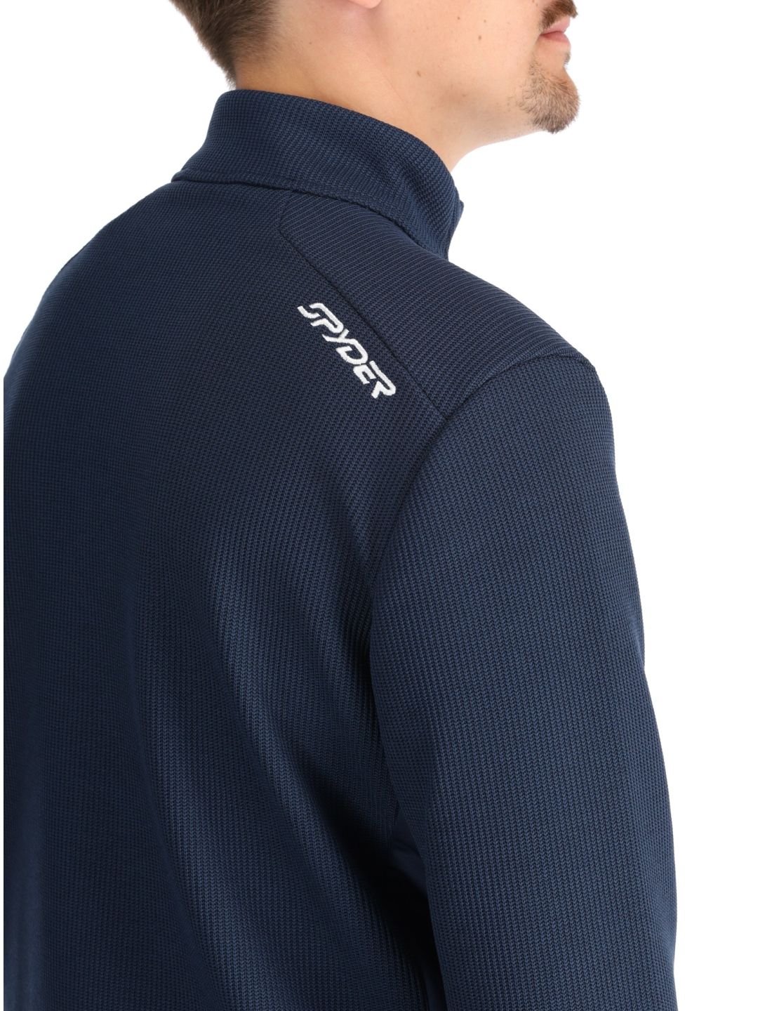 Spyder, Bandit 1/2 Zip pull de ski hommes True Navy bleu 