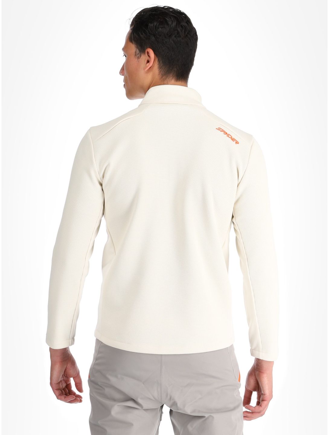 Spyder, Bandit 1/2 Zip pull de ski hommes Vanilla Latte beige 