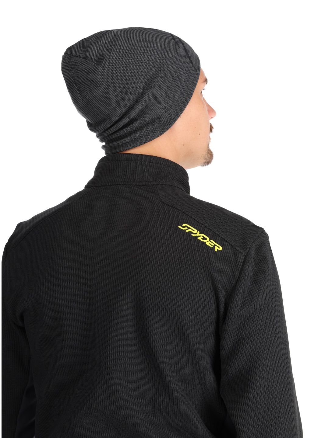 Spyder, Bandit gilet hommes Black jaune, noir 