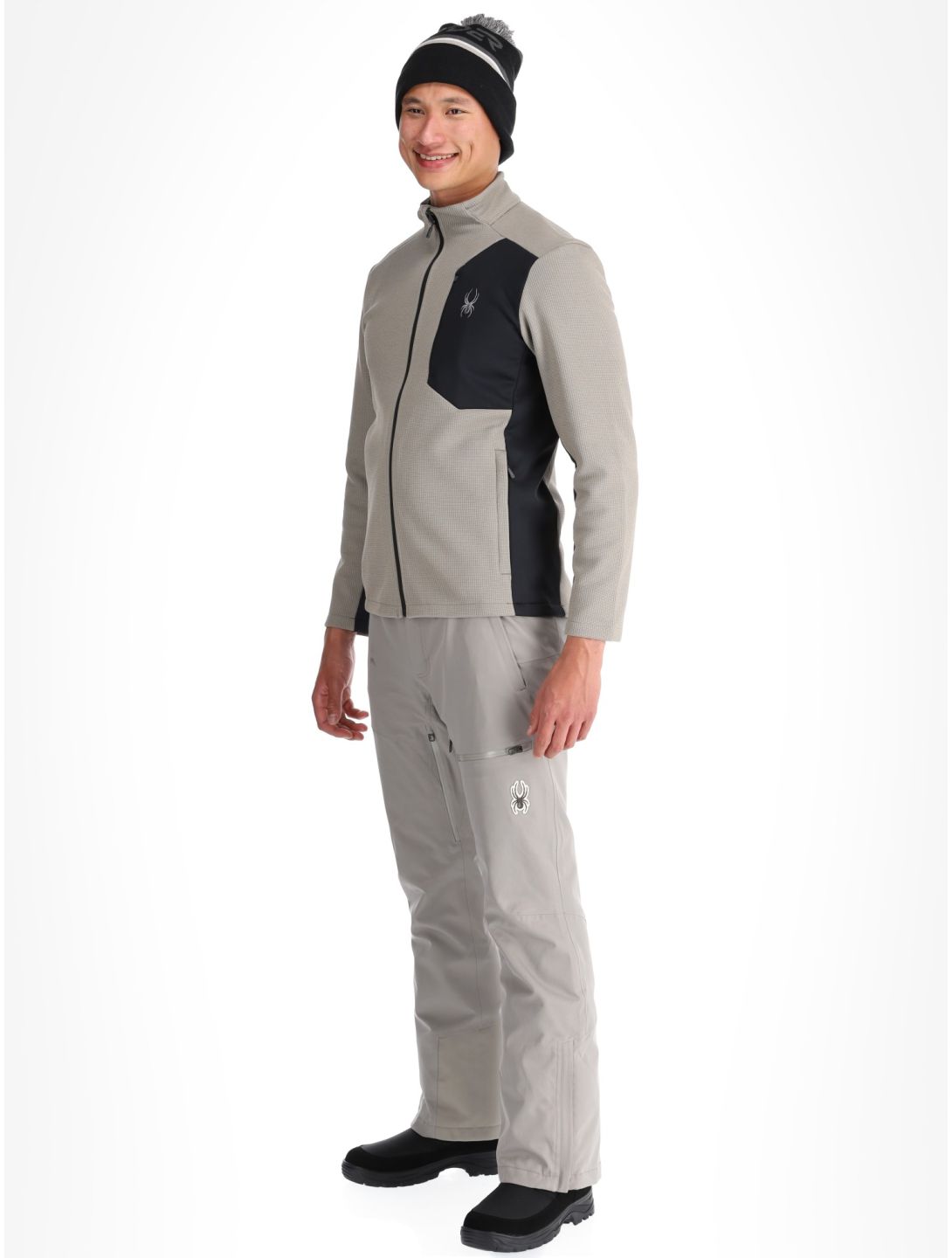 Spyder, Bandit gilet hommes Concrete gris 