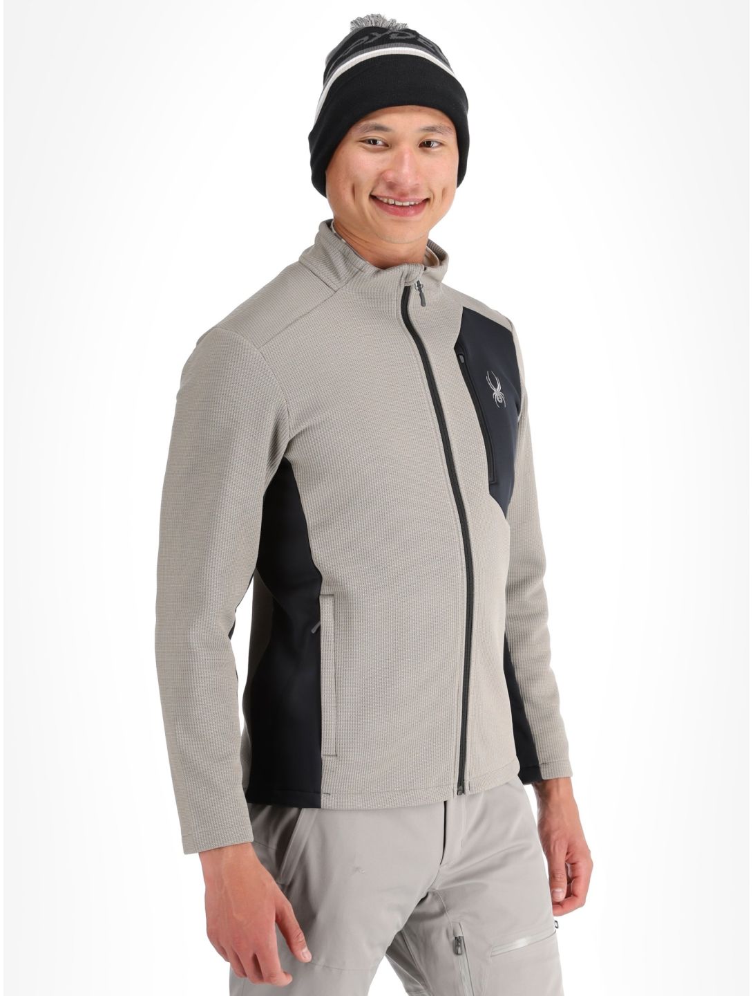 Spyder, Bandit gilet hommes Concrete gris 