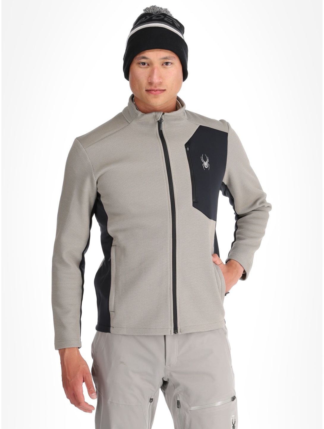 Spyder, Bandit gilet hommes Concrete gris 