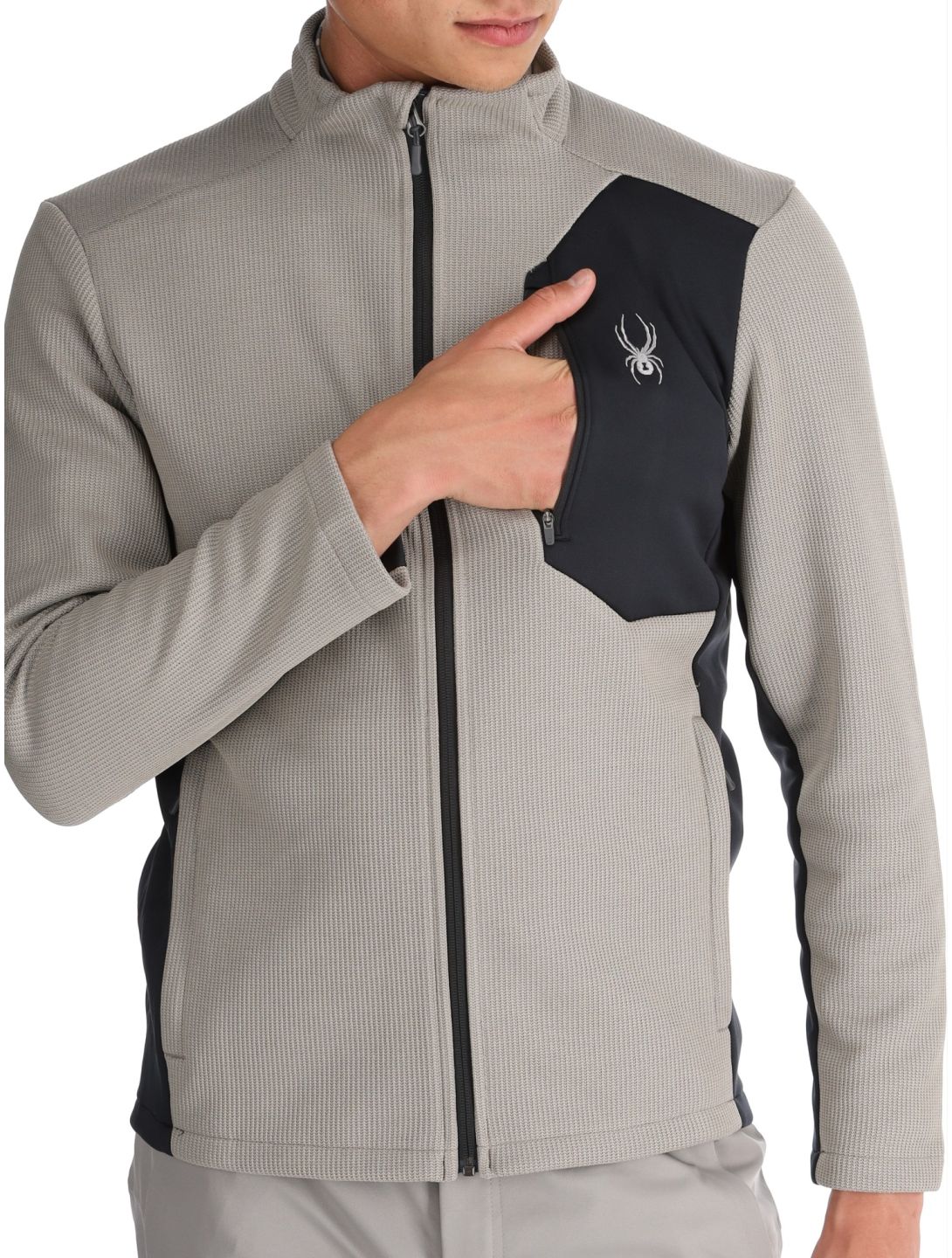 Spyder, Bandit gilet hommes Concrete gris 