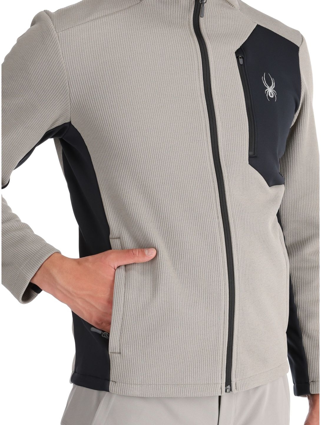 Spyder, Bandit gilet hommes Concrete gris 