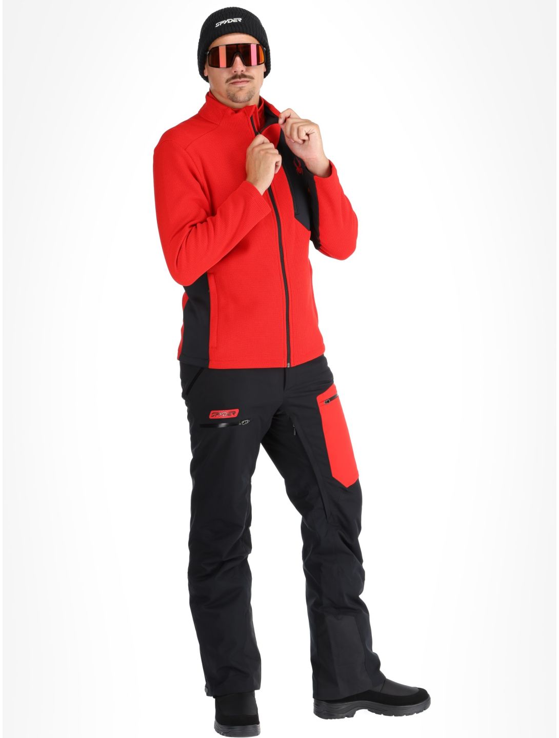 Spyder, Bandit gilet hommes Spyder Red rouge 