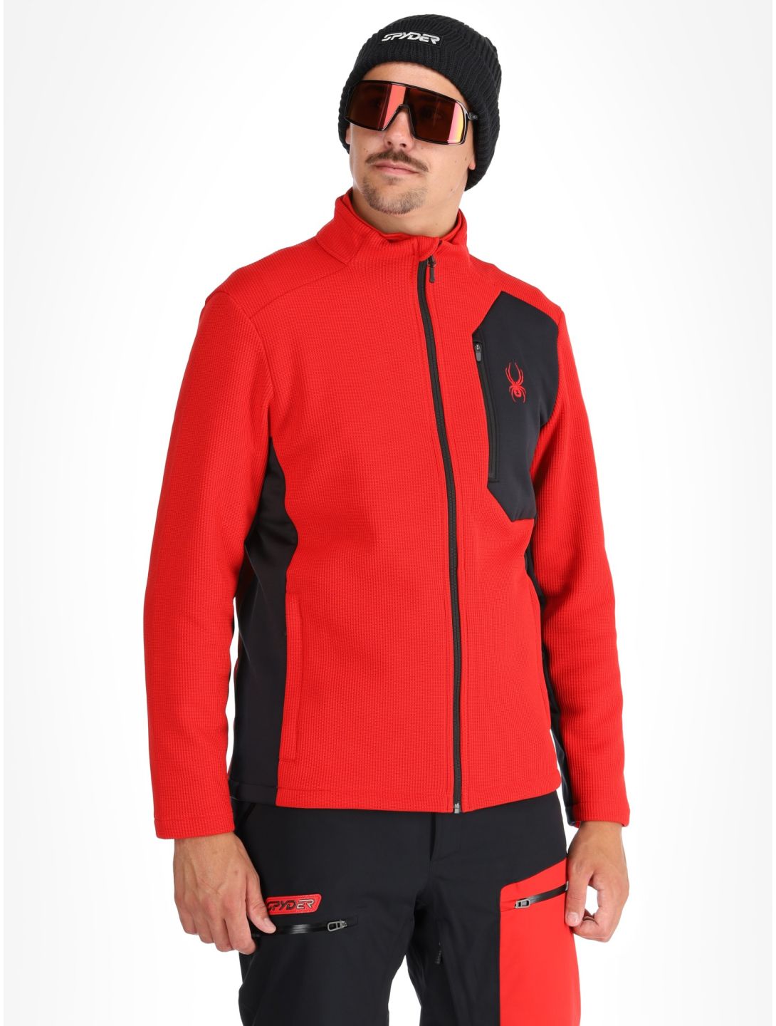 Spyder, Bandit gilet hommes Spyder Red rouge 