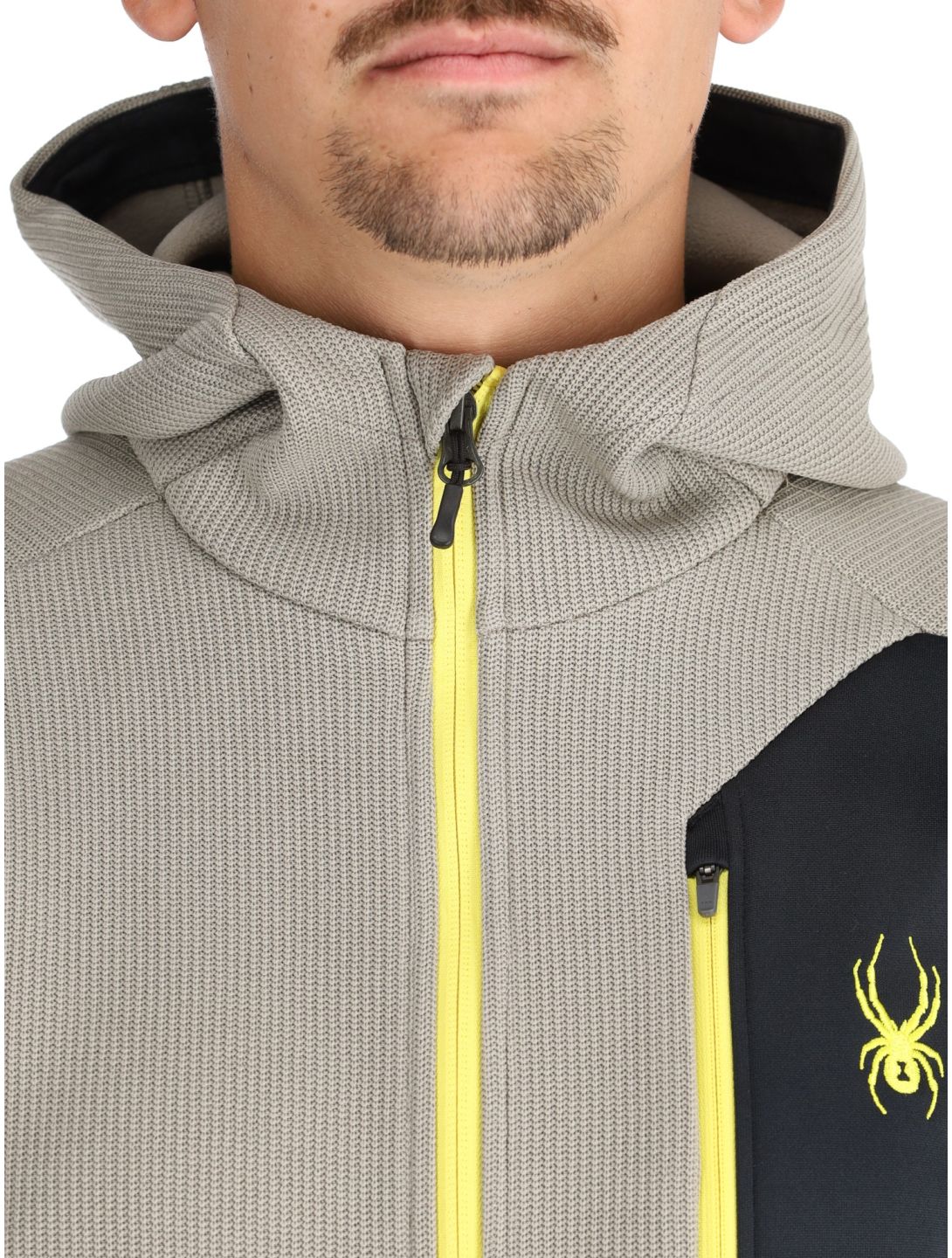 Spyder, Bandit Hooded gilet hommes Concrete gris 