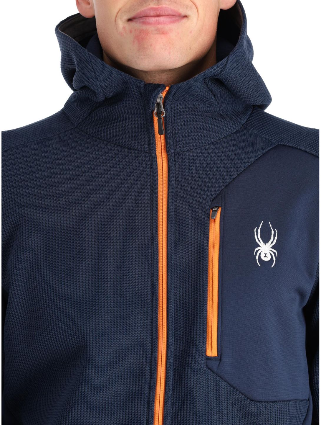 Spyder, Bandit Hooded gilet hommes True Navy bleu 