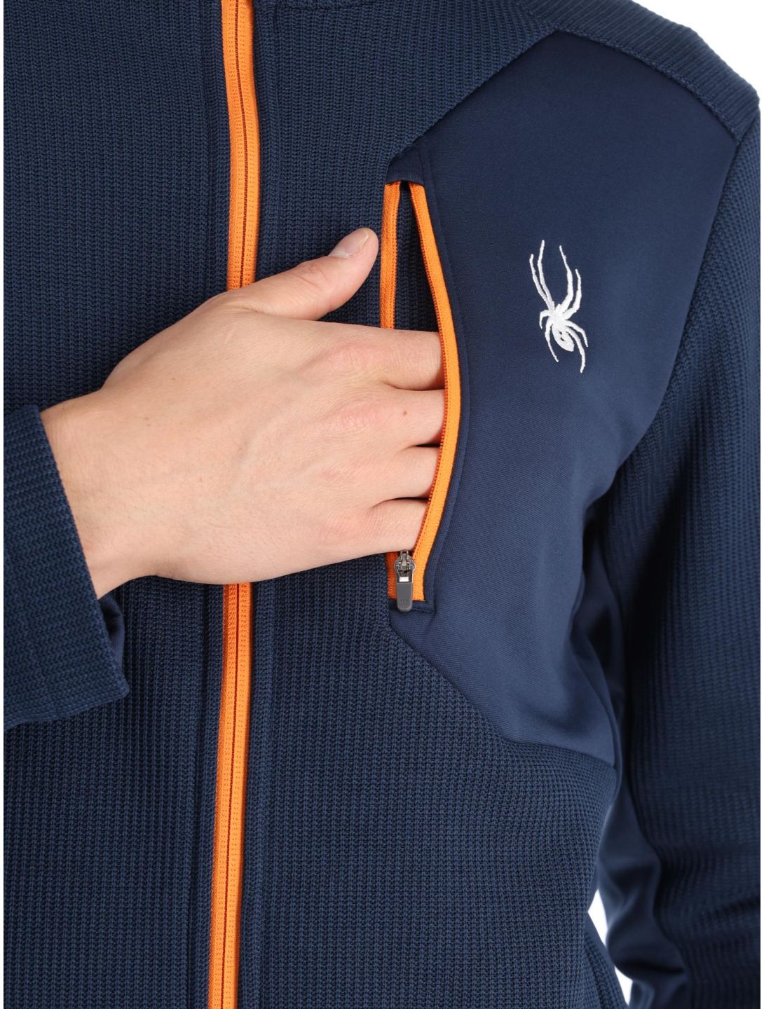 Spyder, Bandit Hooded gilet hommes True Navy bleu 