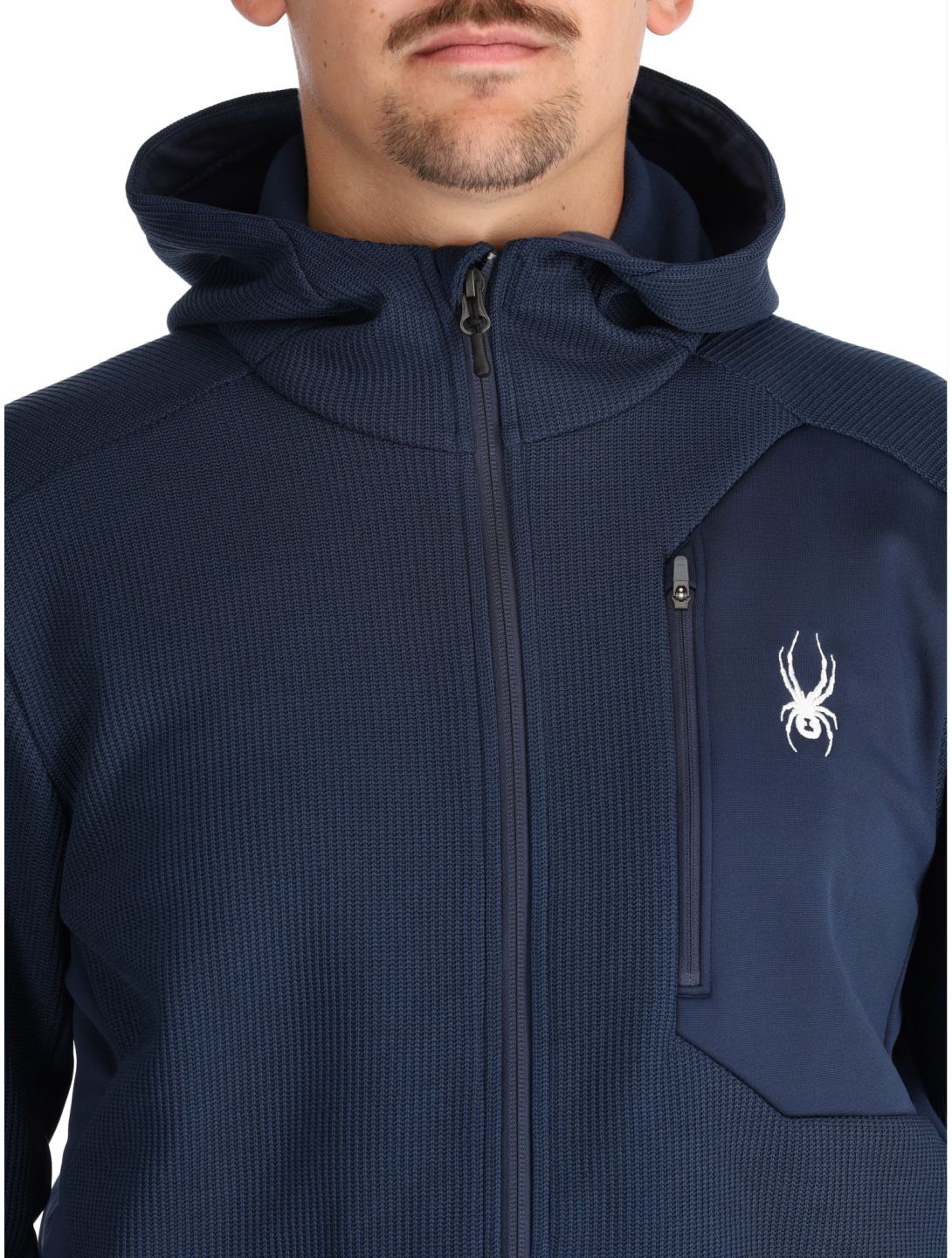 Spyder, Bandit Hooded gilet hommes True Navy bleu 