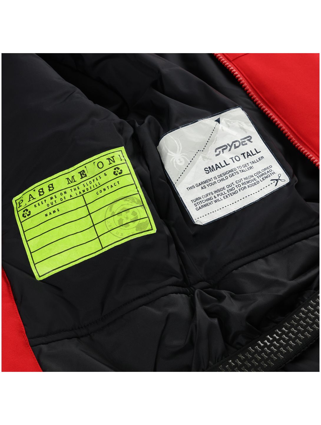 Spyder, Challenger veste de ski enfants Spyder Red rouge 