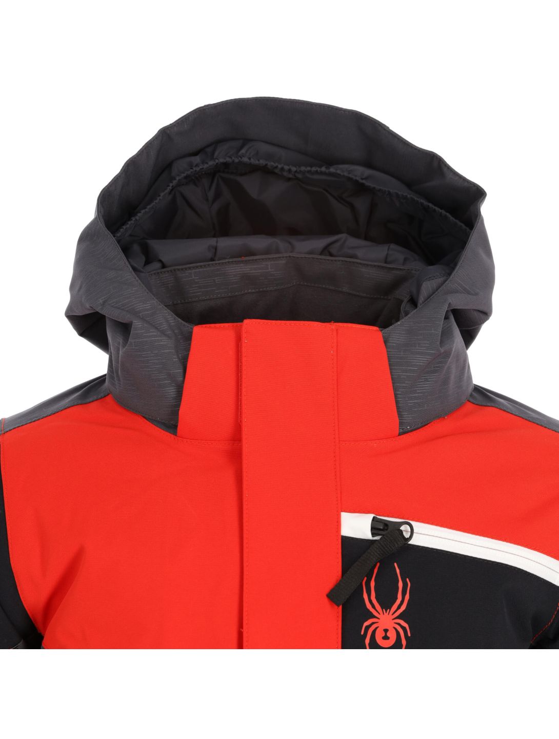 Spyder, Challenger veste de ski enfants volcano rouge 