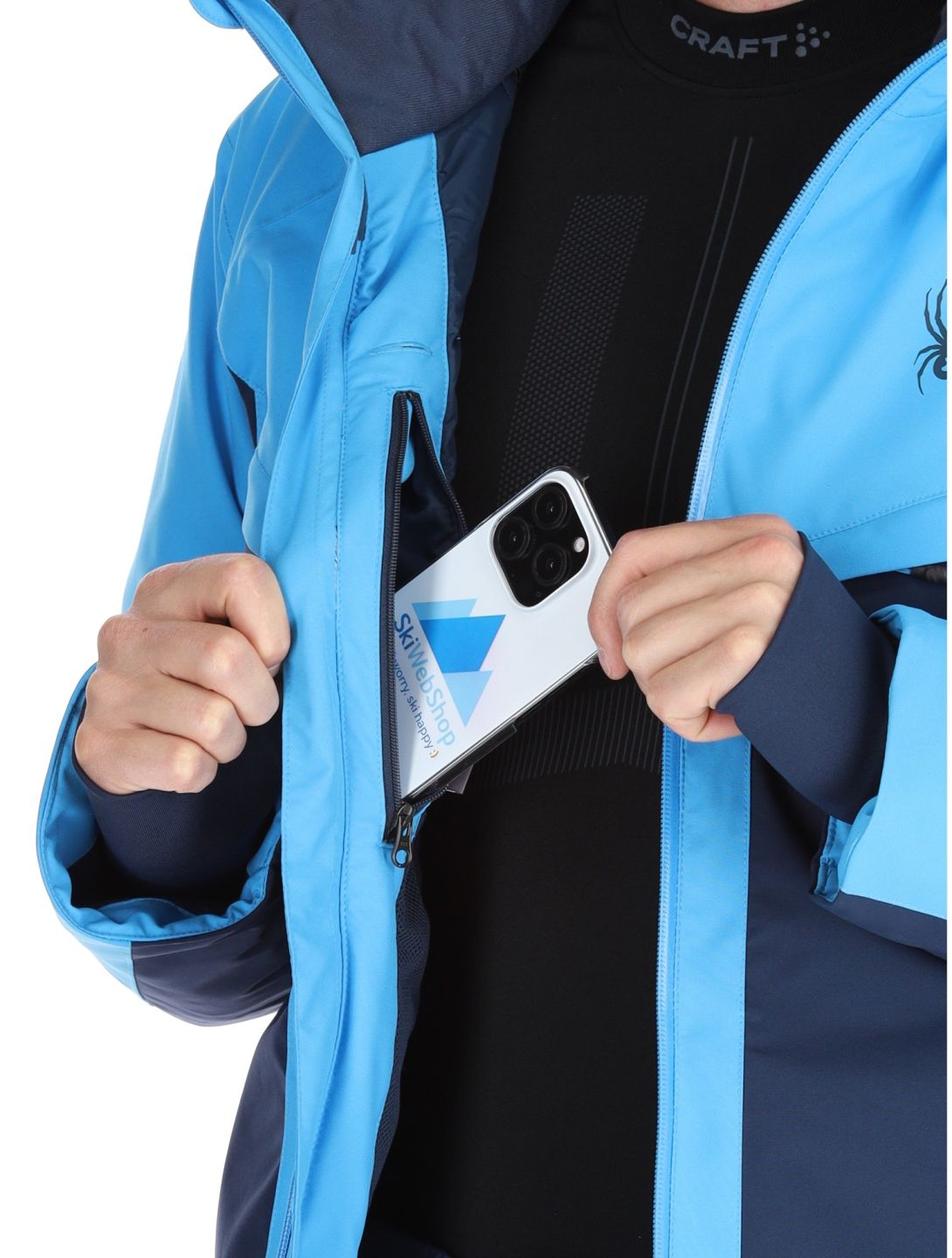 Spyder, Copper veste de ski hommes Aether Blue bleu 