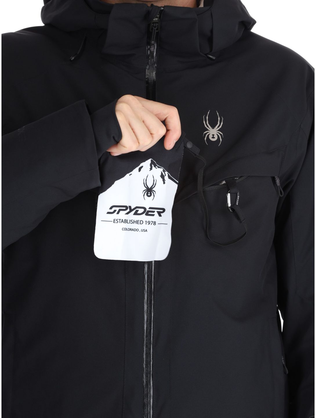 Spyder, Copper veste de ski hommes Black noir 