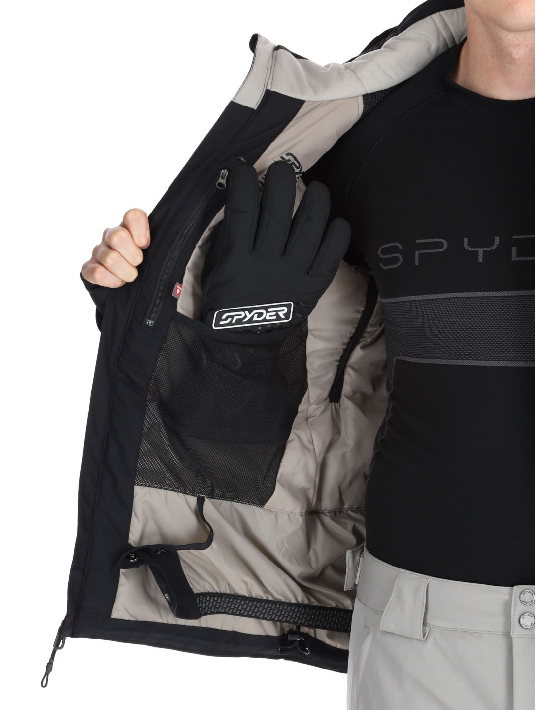 Spyder, Copper veste de ski hommes Black noir 