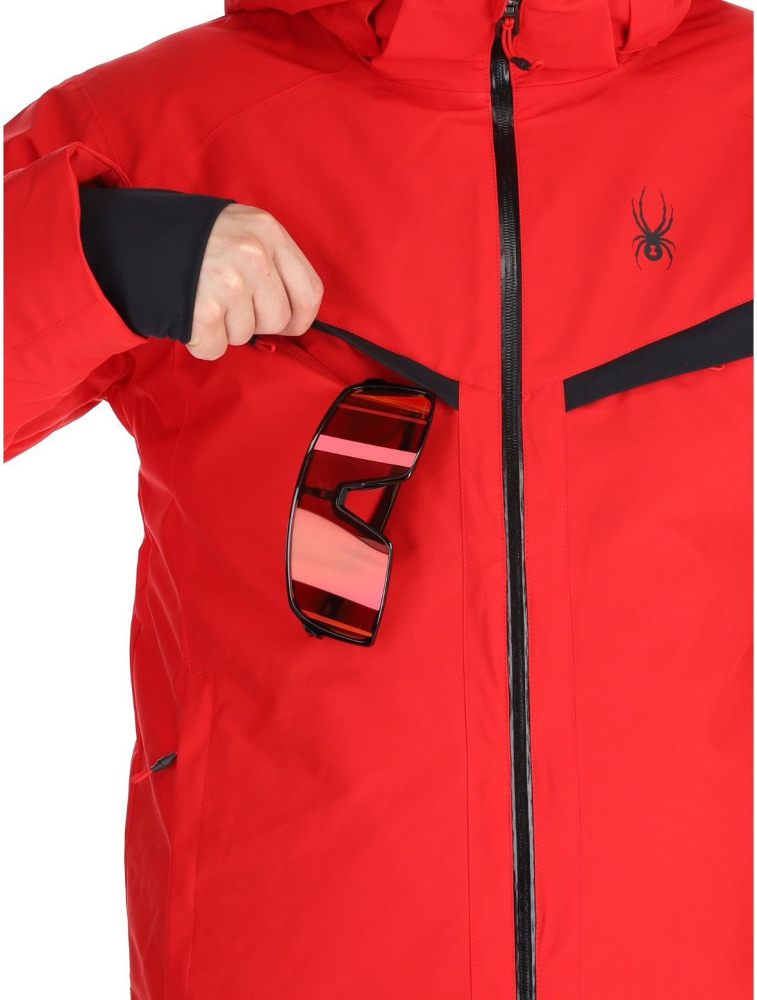 Spyder, Copper veste de ski hommes Spyder Red rouge 