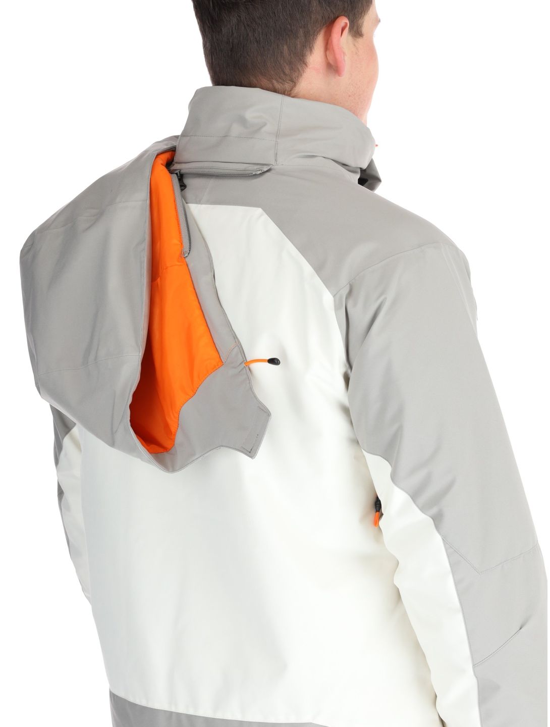 Spyder, Copper veste de ski hommes Vanilla Latte beige, gris 