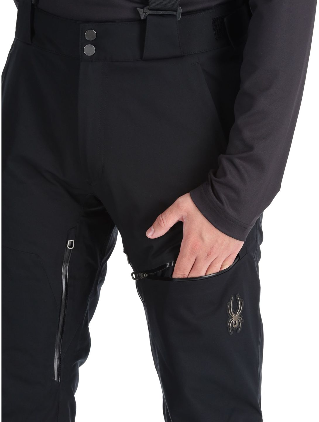 Spyder, Dare pantalon de ski modèle court hommes Black noir 