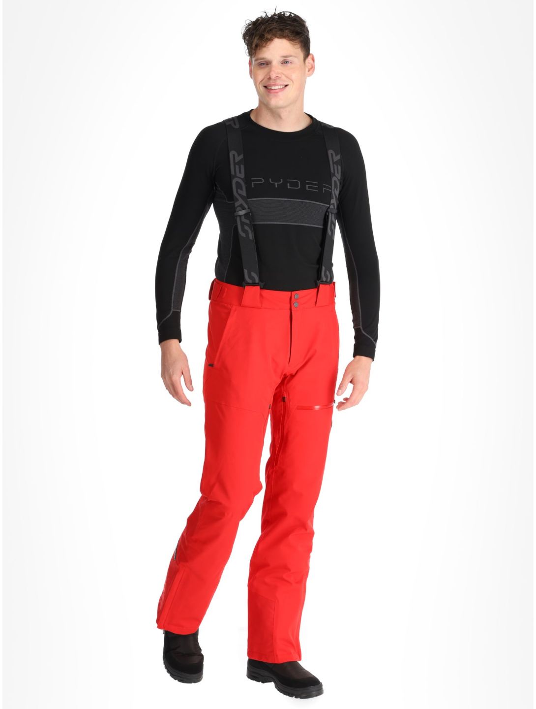 Spyder, Dare pantalon de ski modèle long hommes Spyder Red rouge 