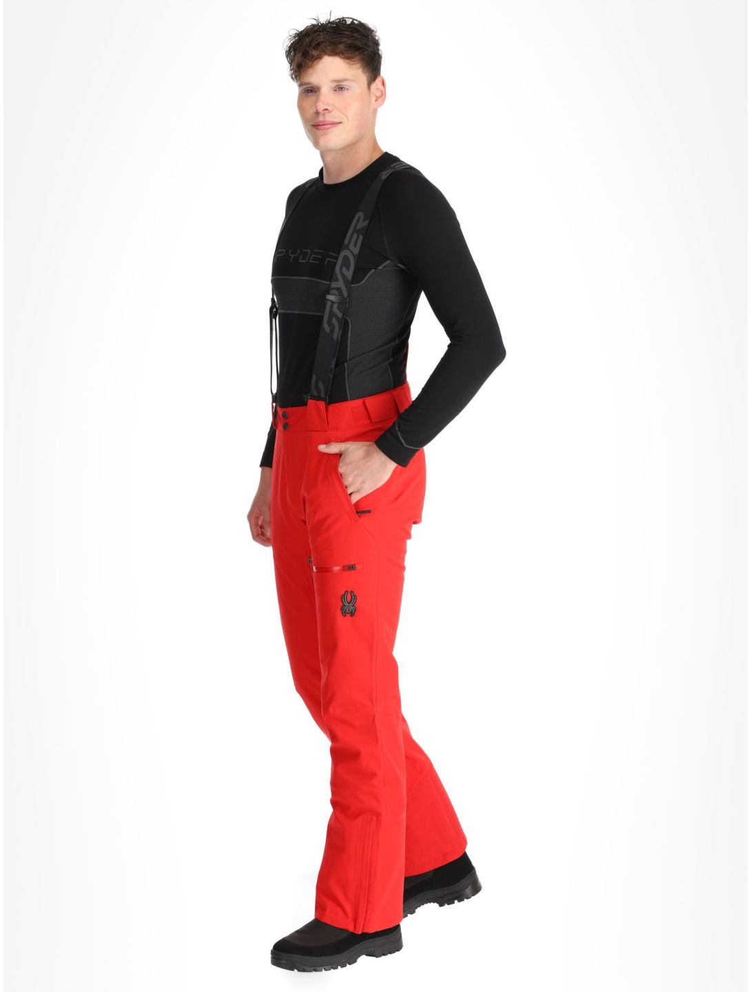 Spyder, Dare pantalon de ski modèle long hommes Spyder Red rouge 