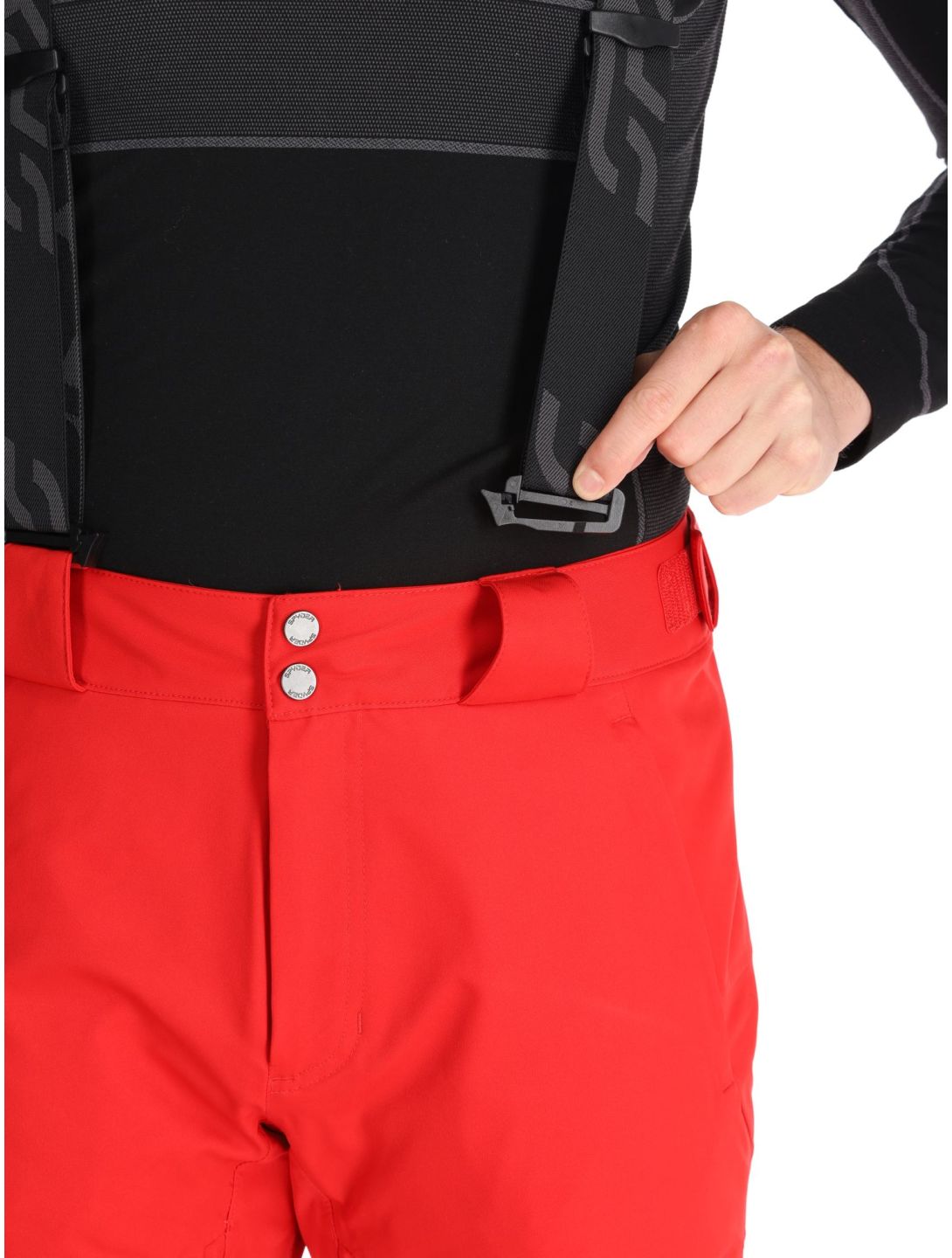 Spyder, Dare pantalon de ski modèle long hommes Spyder Red rouge 