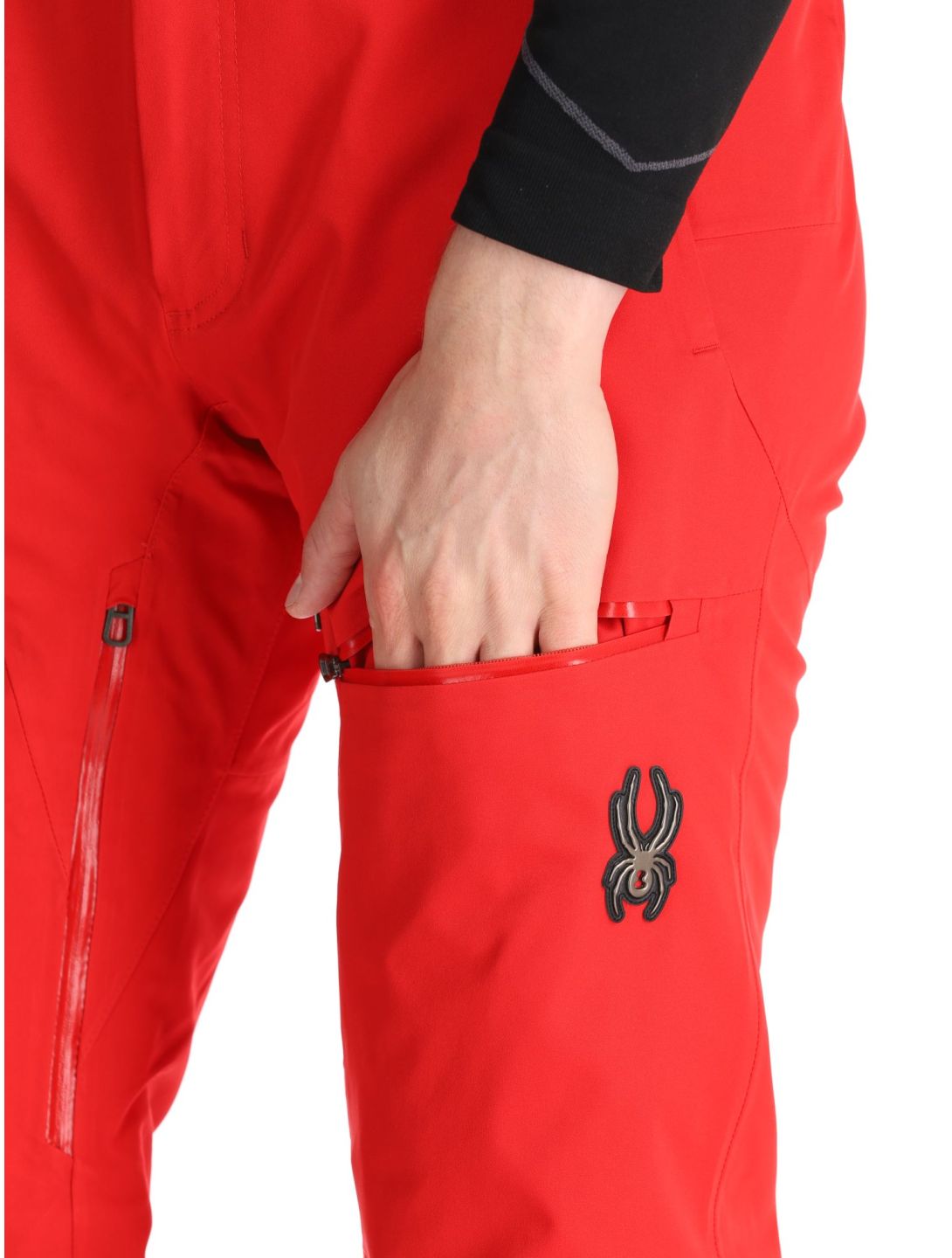 Spyder, Dare pantalon de ski modèle long hommes Spyder Red rouge 