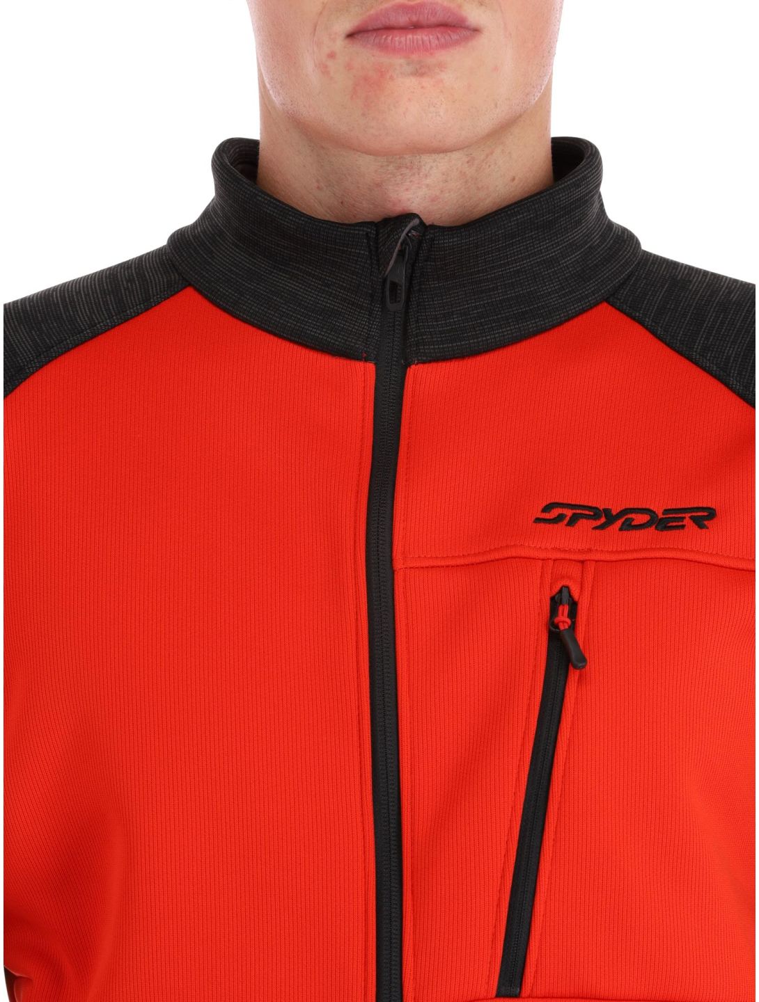 Spyder, Encore gilet hommes Volcano noir, rouge 