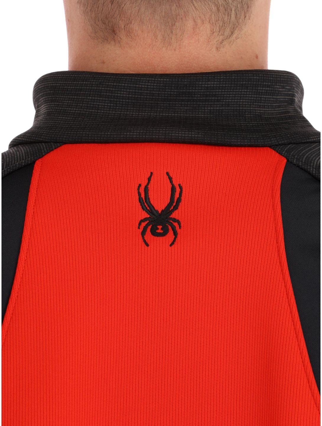 Spyder, Encore gilet hommes Volcano noir, rouge 