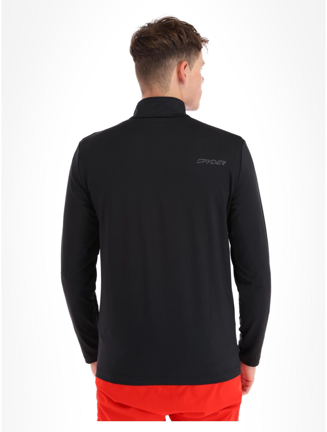 Spyder, Prospect 1/2 Zip pull de ski hommes Black noir 