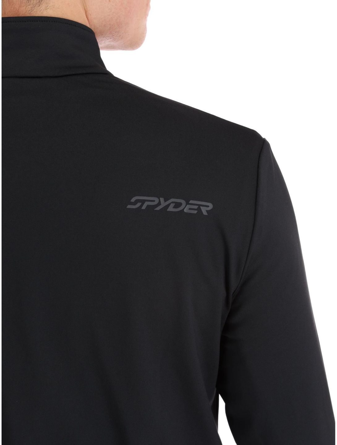 Spyder, Prospect 1/2 Zip pull de ski hommes Black noir 