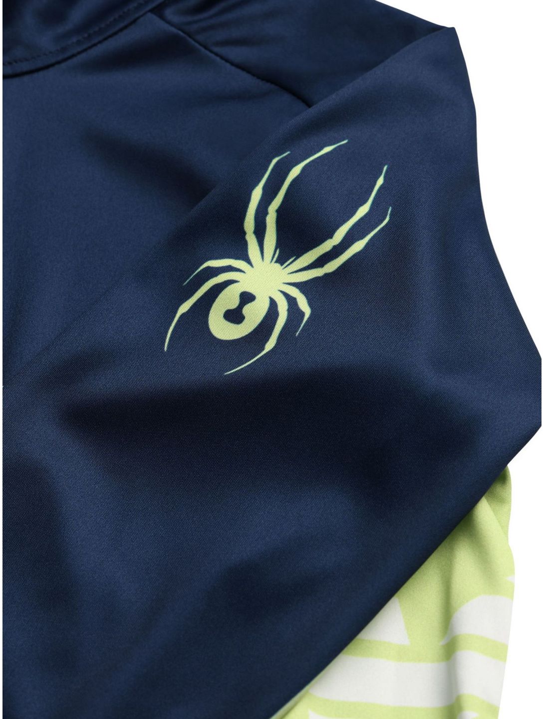 Spyder, Web 1/2 Zip pull de ski enfants True Navy bleu 