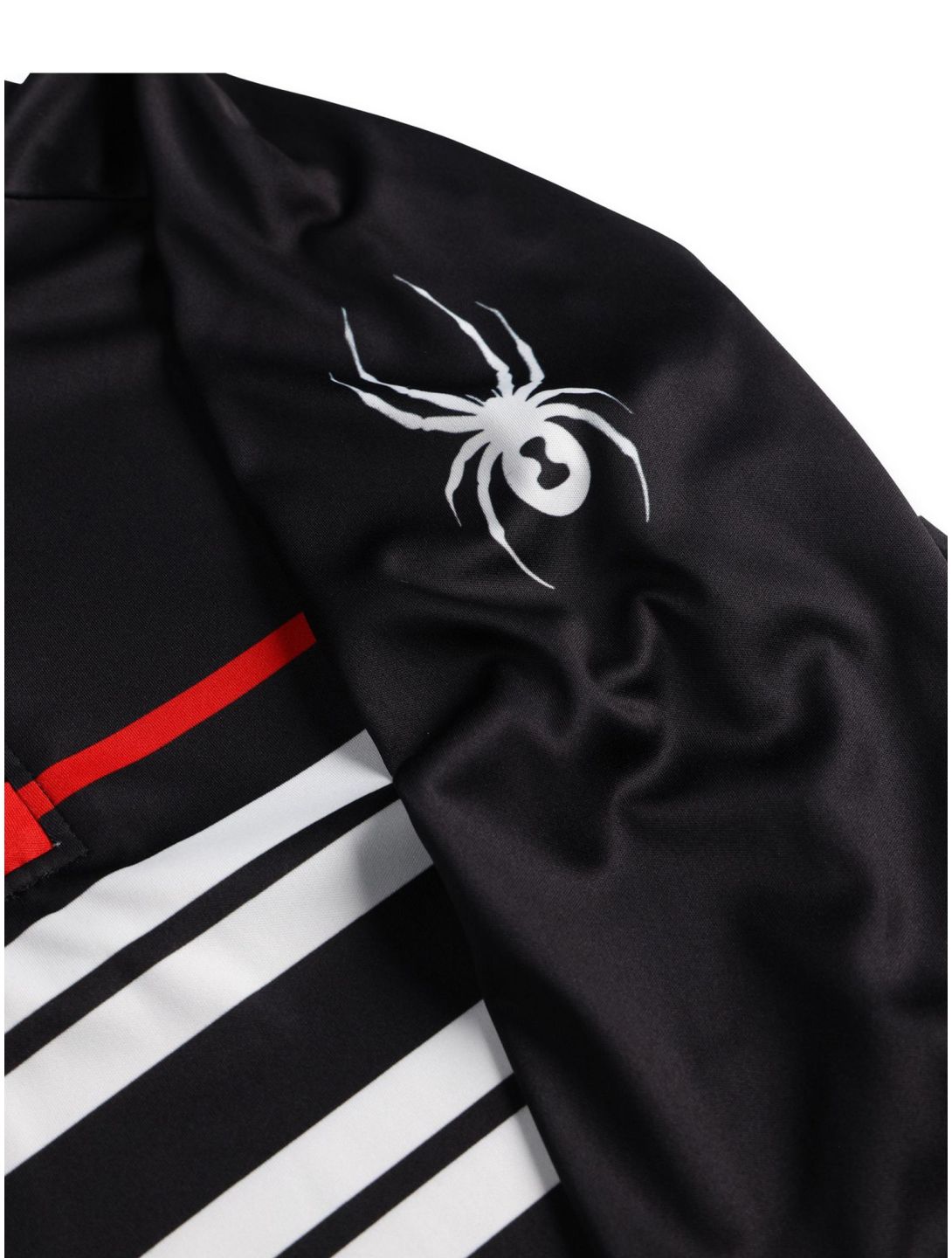 Spyder, Web 1/2 Zip pull de ski enfants Black noir 